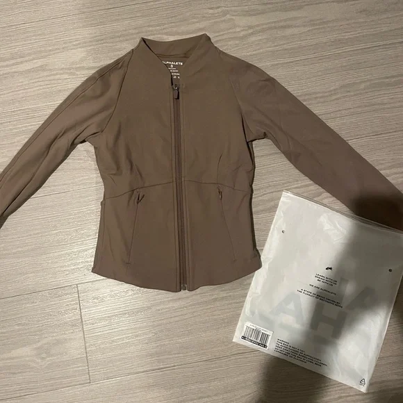 Alphalete aura sculpt jacket mocha - Picture 2 of 7